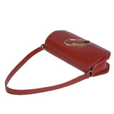Red Ama Paper Clip Shoulder Bag SY KLASS BOUTIQUE