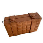 Brea Chocolate Clutch bag SY KLASS BOUTIQUE